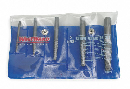Screw Extractor Set 5pc HCS Pouch