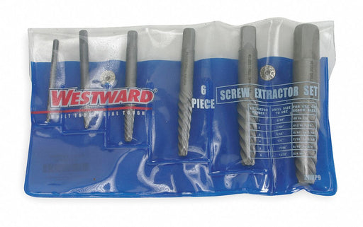 Screw Extractor Set 6pc HCS Pouch