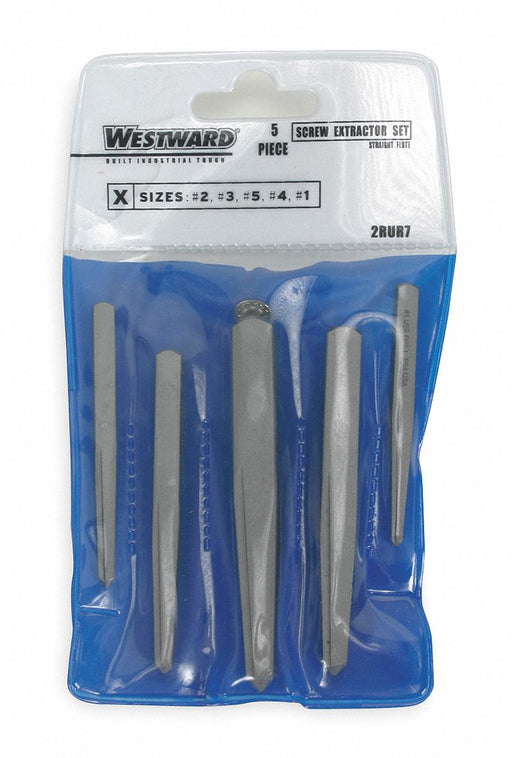 Screw Extractor Set 5pc HCS Pouch