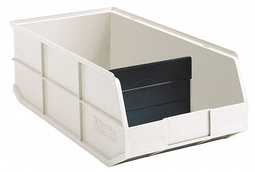 Shelf Bin Beige Indstr Grd Poly 7 in