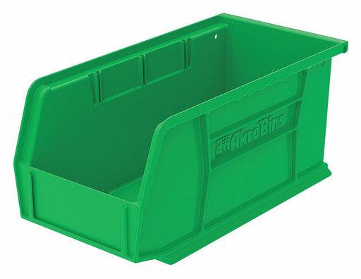 F8657 HangandStackBin 10.875inL 5.5inW Plastic