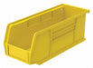 F8685 Hang and Stack Bin Yellow Plastic 4 in