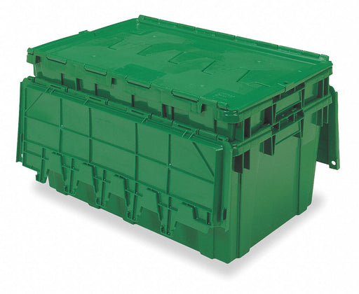 AttachedLidTote 27inL 17inW Green