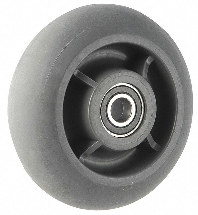 Caster Wheel 8 dia 500 lb Gray