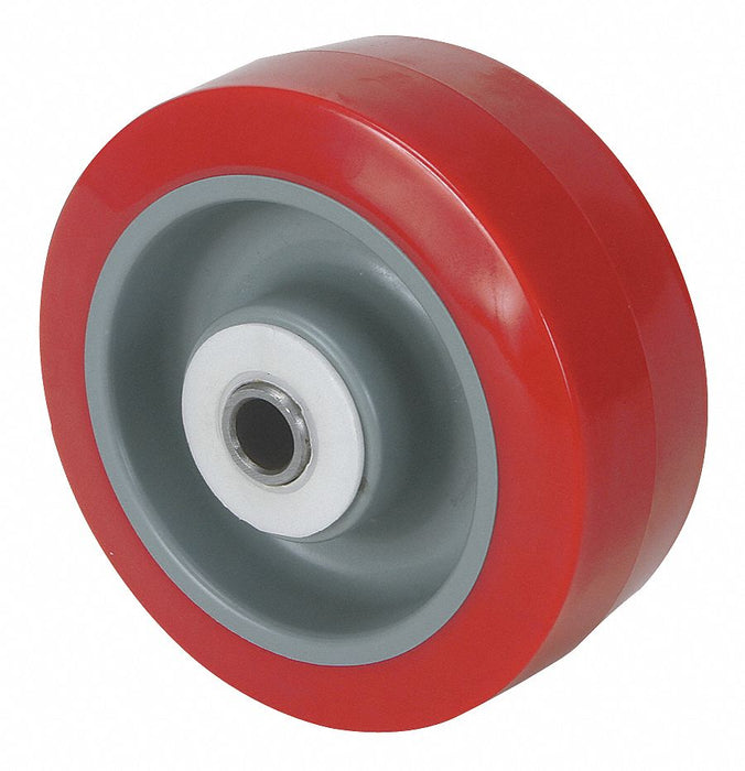 Caster Wheel 5 dia 650 lb Red