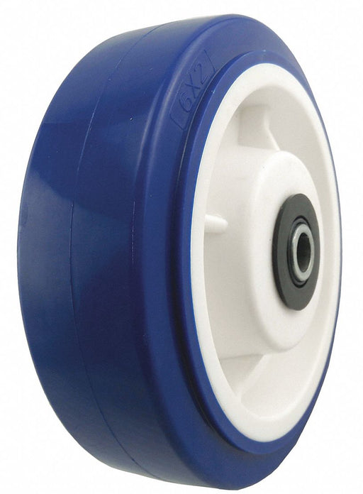 Caster Wheel 6 dia 900 lb Blue