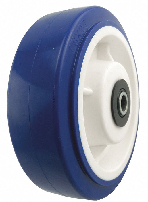 Caster Wheel 6 dia 900 lb Blue