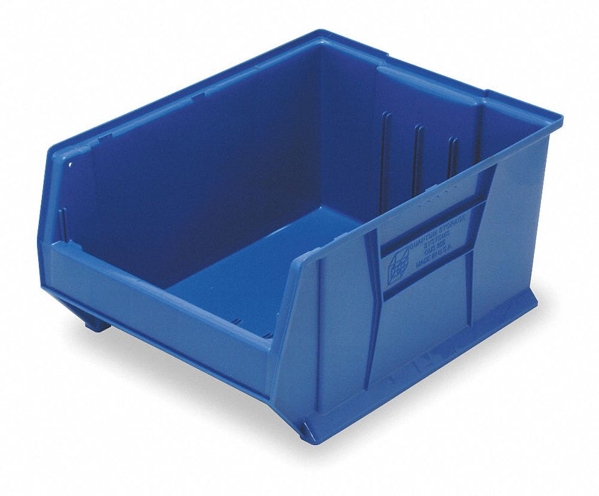 E4449 Bin Blue Polypropylene 12 in