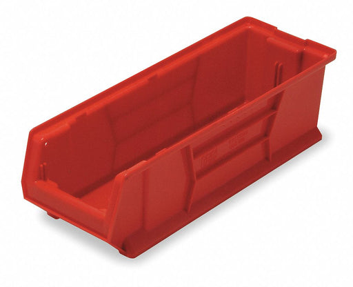 E4445 Bin Red Polypropylene 7 in