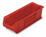 E4445 Bin Red Polypropylene 7 in