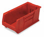 Bin 23-7/8 in L 11 in W 10 in H Red