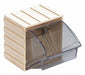F8472 Indv Tip-Out Bin Ivory Unf 4 1/4 in