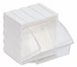 F8472 Indv Tip-Out Bin White Unf 4 1/4 in