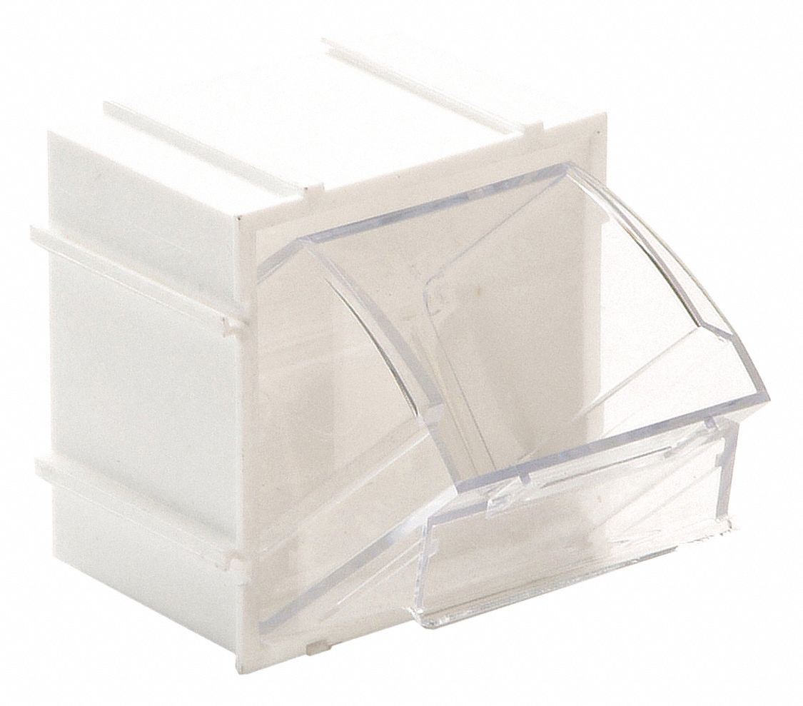 G7038 Tip-Out Bin White Unfinished 3 in