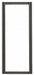 Tip Out Bin Wall Frame W24 In H24 In Blk