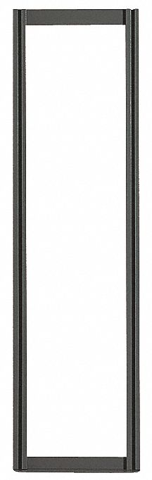 Tip Out Bin Wall Frame W24 In H48 In Blk
