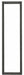 Tip Out Bin Wall Frame W24 In H48 In Blk