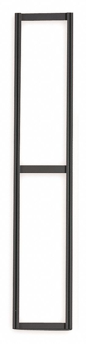 Tip Out Bin Wall Frame W24 In H70 In Blk
