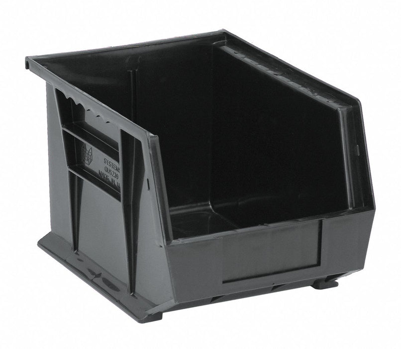 ESD Conductive Bin Black PP 7 in