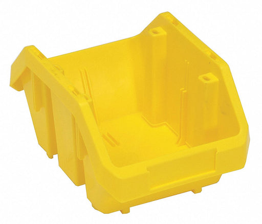 Cross-Stacking Bin Yellow PP 5 in