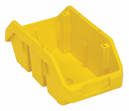 Cross-Stacking Bin Yellow PP 5 in
