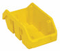 Cross-Stacking Bin Yellow PP 5 in