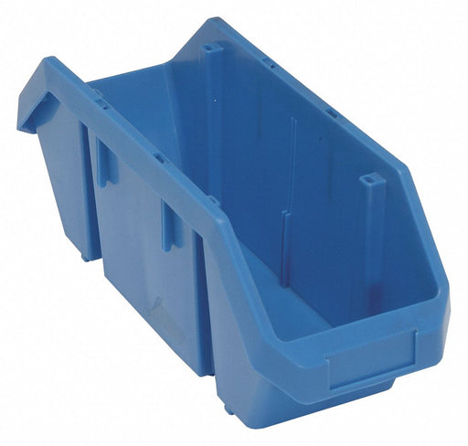 Cross-Stacking Bin Blue PP 7 in