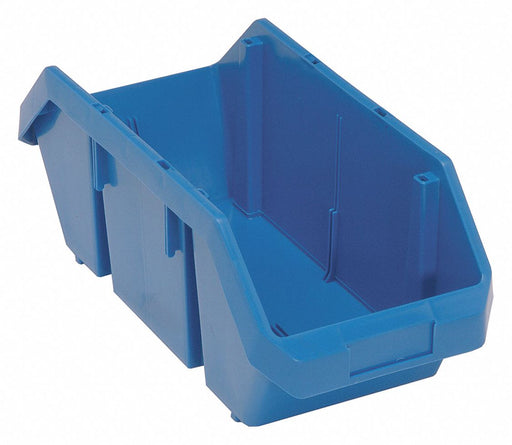 Cross-Stacking Bin Blue PP 7 in