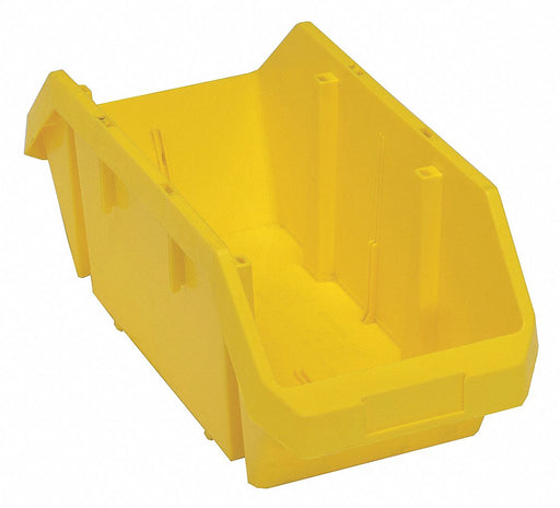 Cross-Stacking Bin Yellow PP 7 in