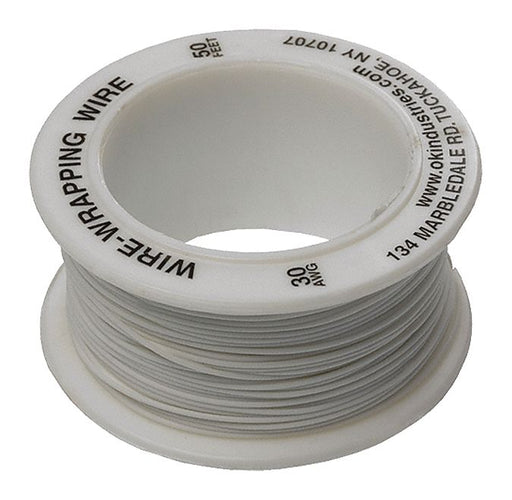 Wire Wrapping Wire 30 AWG Wht 50ft