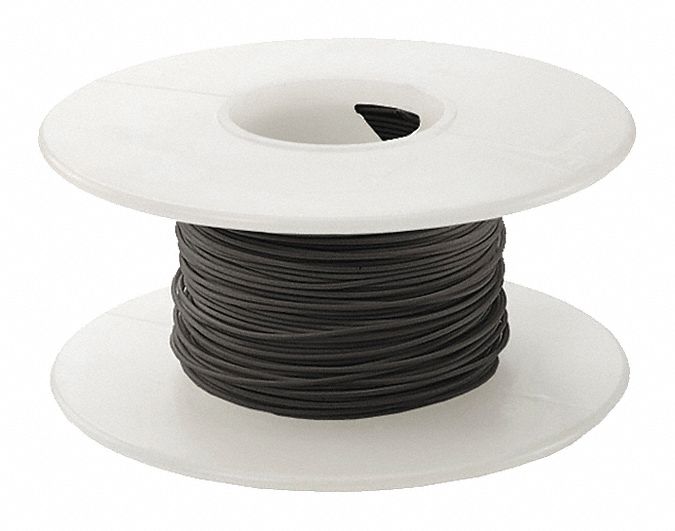 SpooledWrappingWire 28AWG Black 100ft