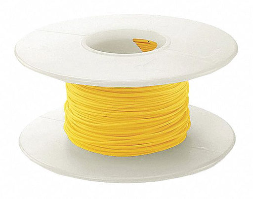SpooledWrappingWire 30AWG Yellow 100ft