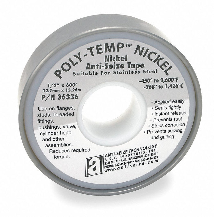 Anti-Seize Tape 3/4 W Gray