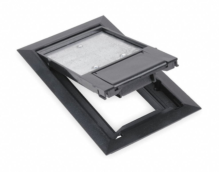 Floor Box Cover 8-1/8 in Black
