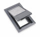 Floor Box Cover 8-1/8 in Gray