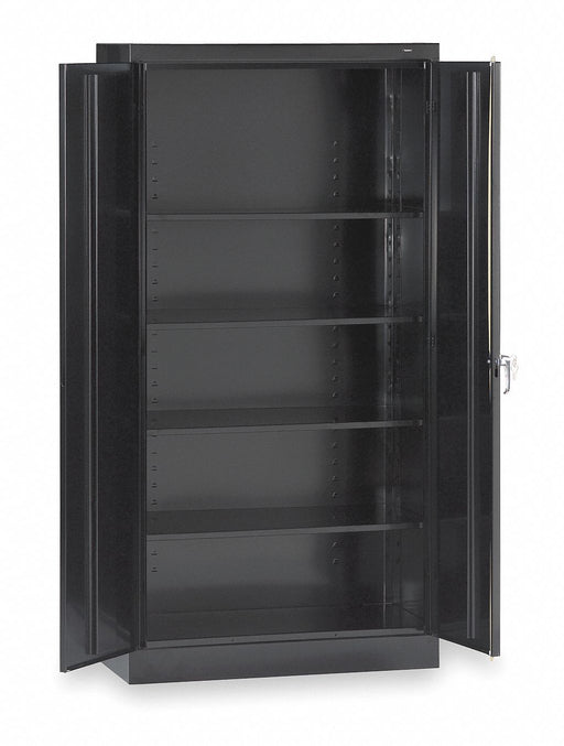 Storage Cabinet 72 x36 x24 Black 4Shlv