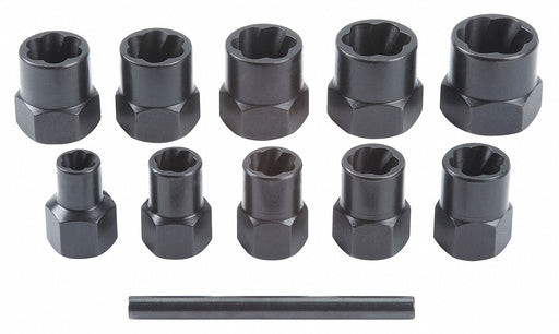 Screw Extractor Set 10pc Case