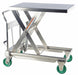 Scissor Lift Cart 1100 lb SS Fixed