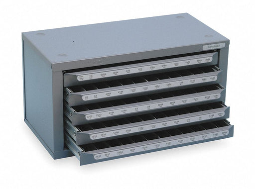Drill Bit Case Silver and Deming 60pc