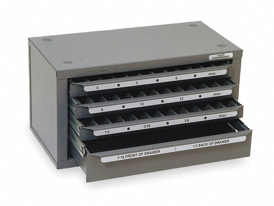 Drill Bit Case Counterbore 39pc