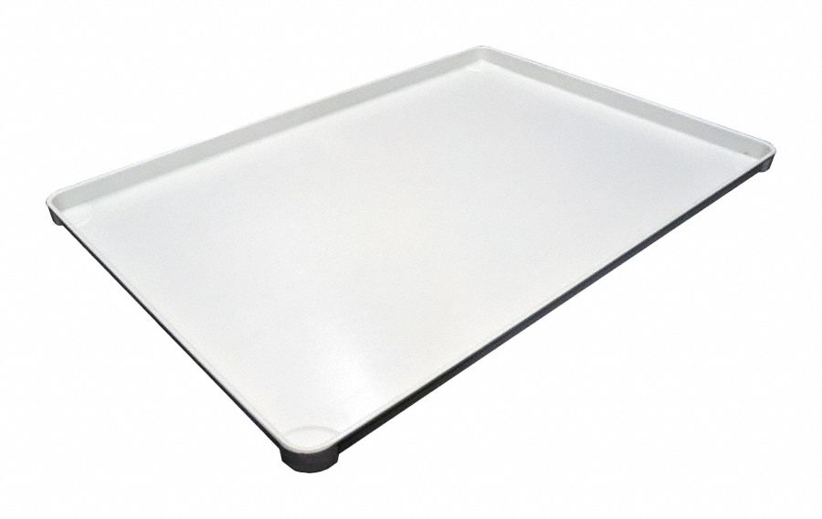 Tray 40 in L Fiberglass White