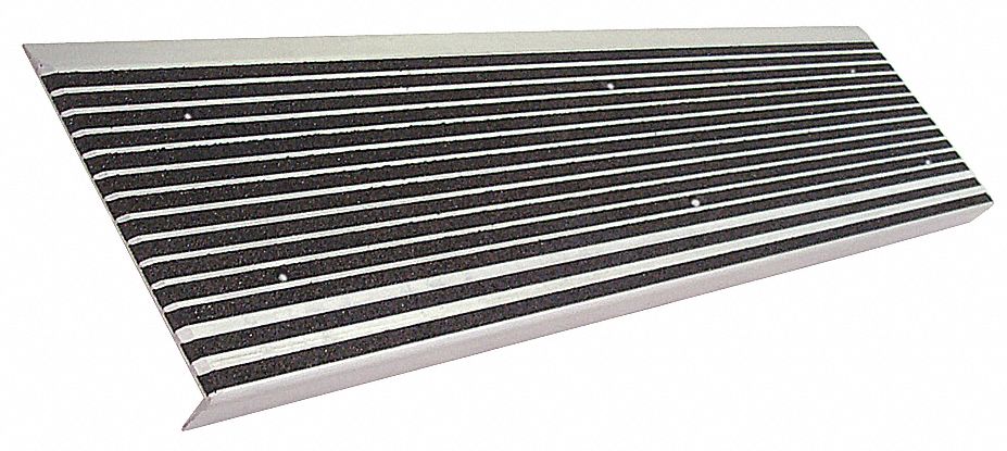 Stair Tread Black 60in W Extruded Alum