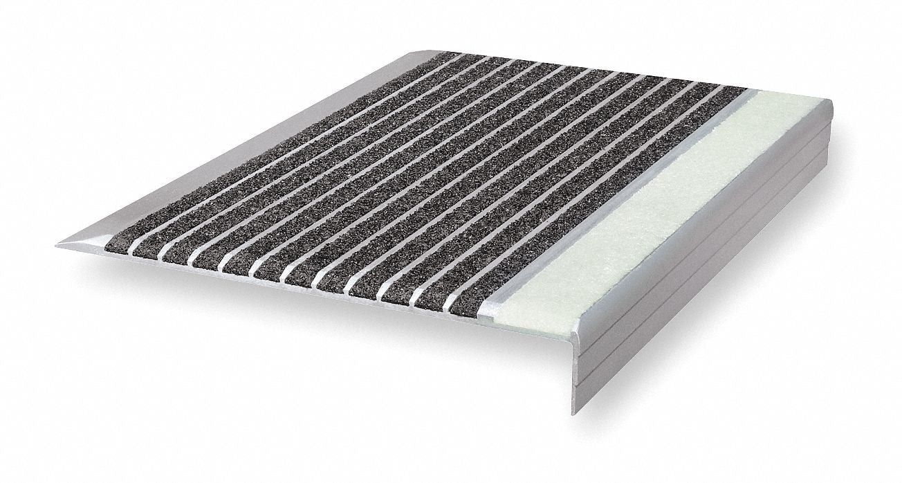 Stair Tread Black 36in W Extruded Alum