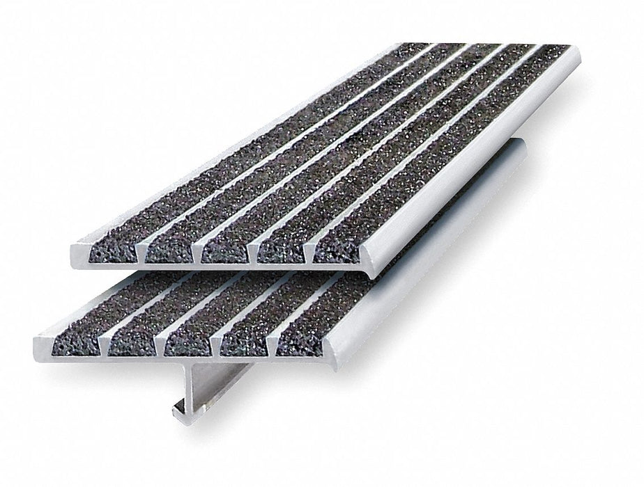 Stair Nosing Black 48in W Extruded Alum