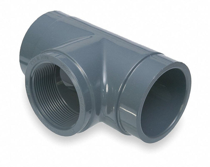PVC Tee 3/4inSocket 3/4inNPT 3/4inSocket