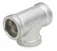 Tee 316 SS 2 1/2 in Pipe Size Socket