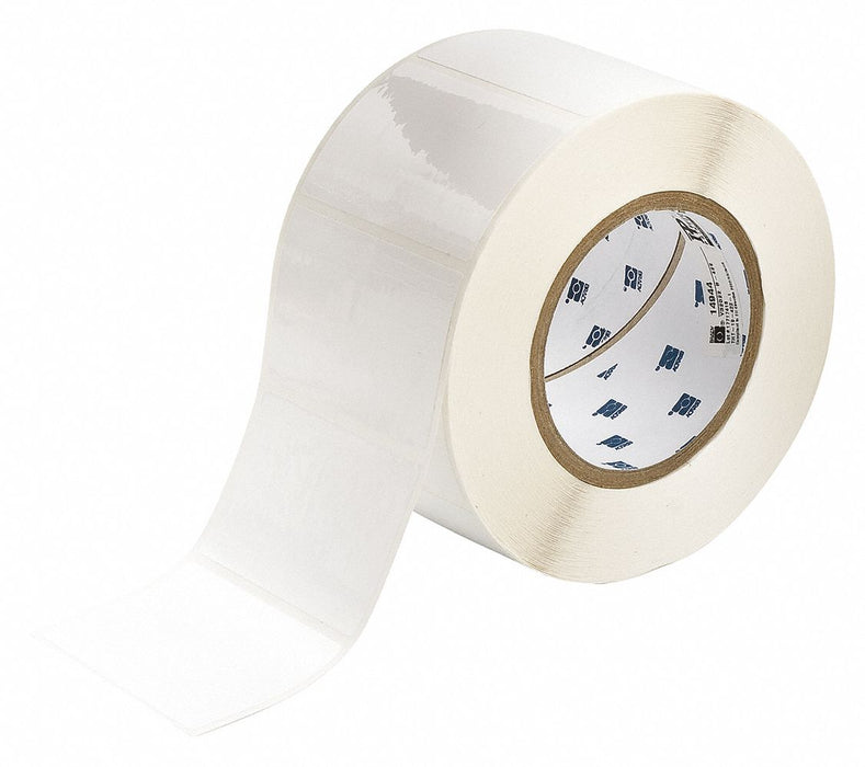 Pre-Cut Label Stock Roll White Gloss