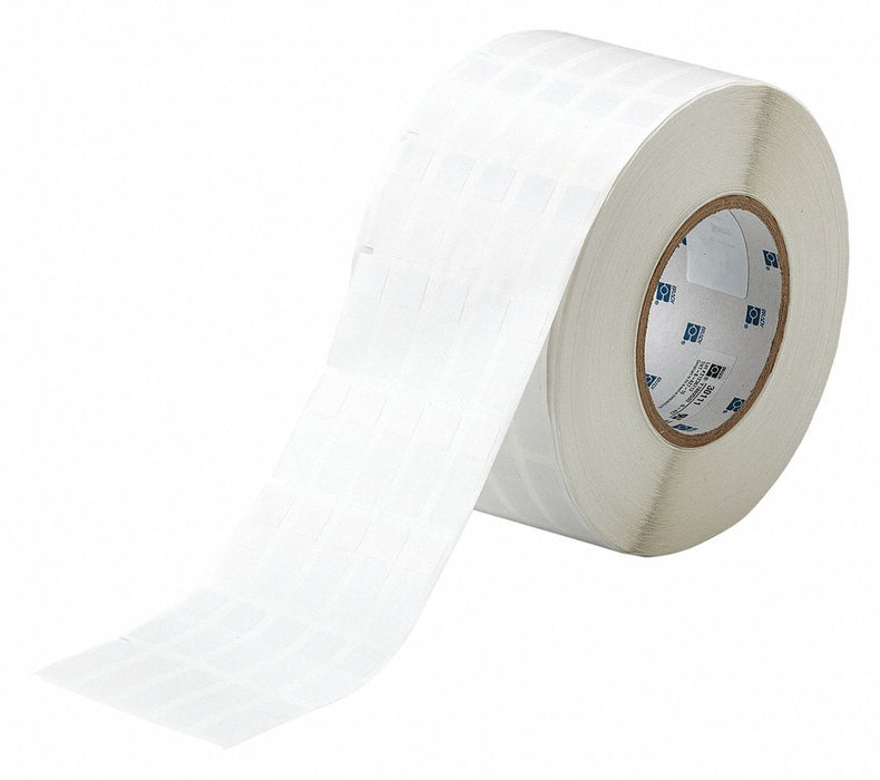 Wraparound Label White Vinyl 1/2 in W