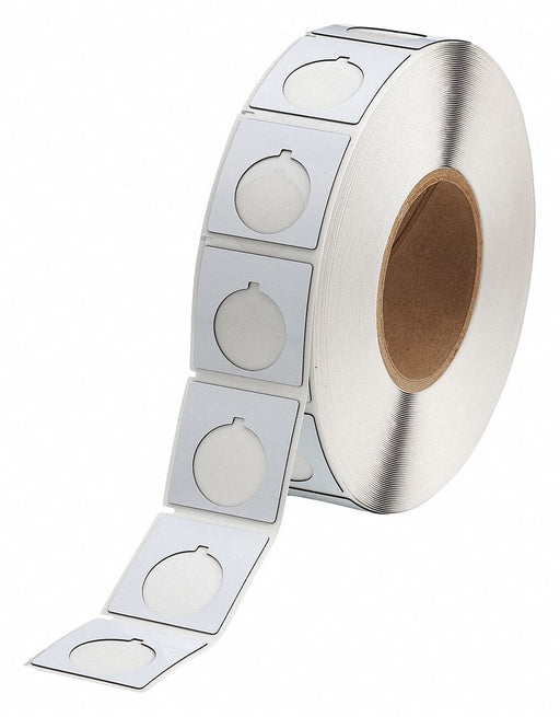 Pre-Cut Label Stock Roll White Gloss