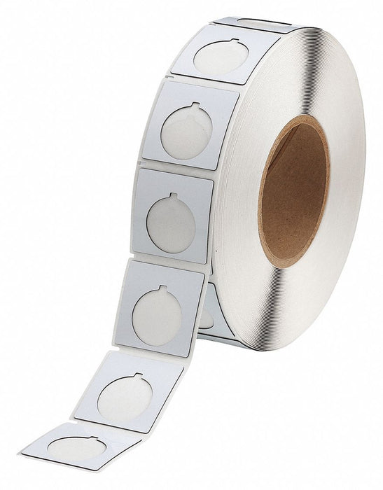 Pre-Cut Label Stock Roll White Gloss